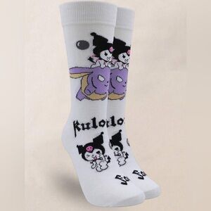 •Let’s Be Bad w/Kuromi• Colorful Graphic Unisex Novelty Socks 3 for $21
